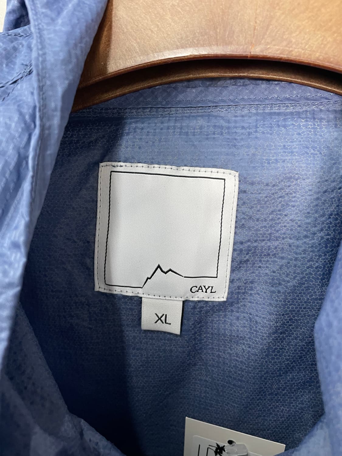 케일 립스탑 나일론 블루 바람막이 자켓 H2184 상품이미지5