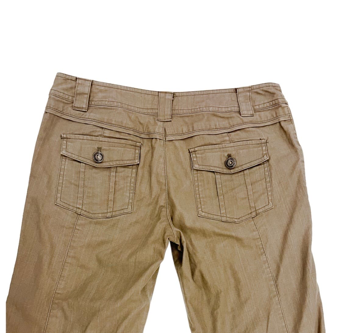 빈티지 로우라이즈 부츠컷 베이지 팬츠 상품이미지5