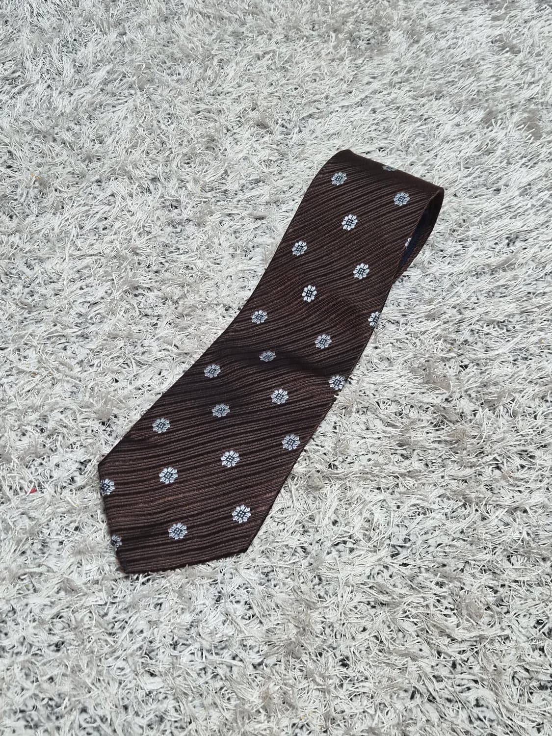 타미힐피거Tommy 플라워 도트 패턴 넥타이 Free - N42 상품이미지1