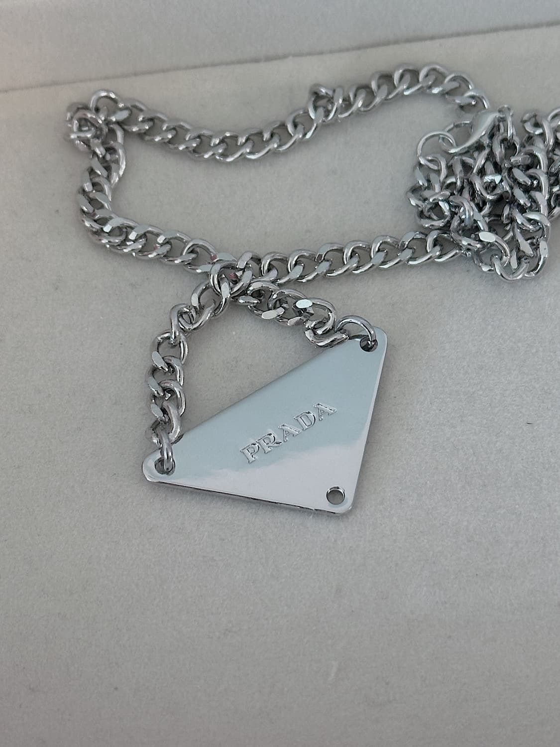프라다 볼드체인 목걸이(원가이하 단일재고,재입고X) 상품이미지3