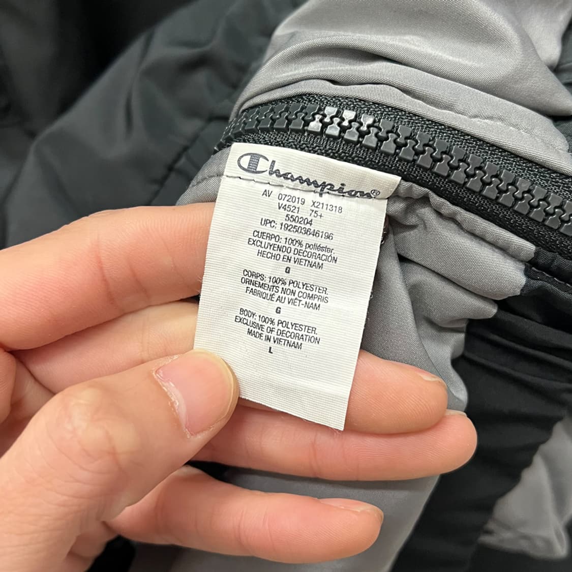 챔피온 스타디움 하프집업 패디드 아노락 XL 상품이미지4