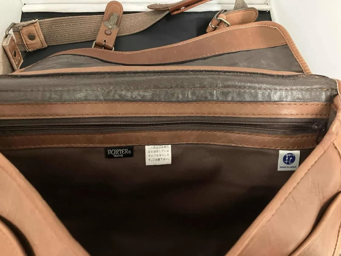 요시다 포터 바론 1968 레더 숄더백 상품이미지8