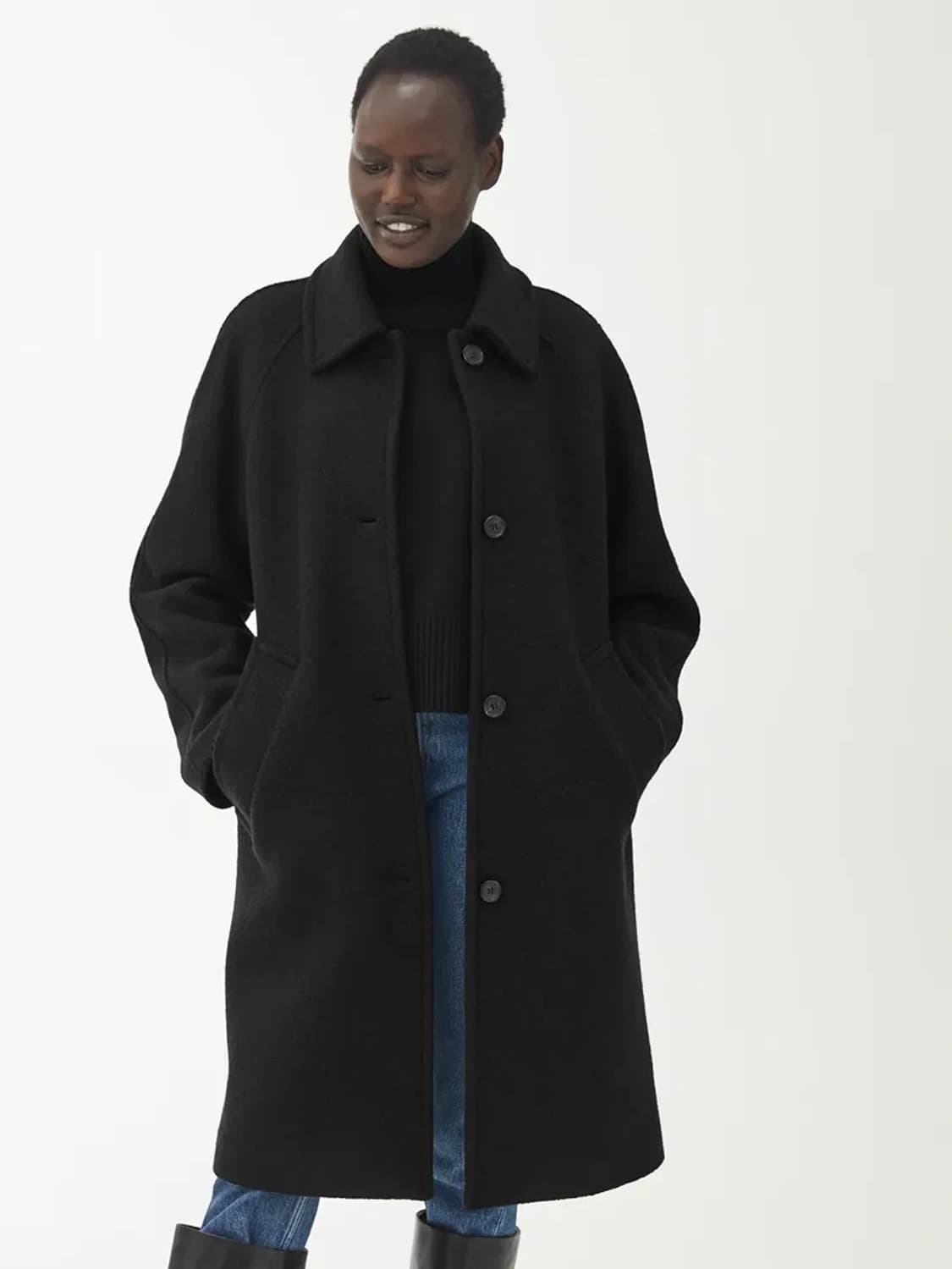 아르켓 울 부클 코트 상품이미지2