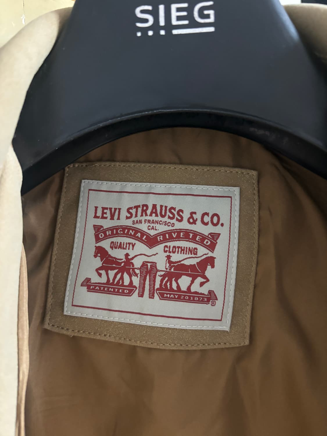 리바이스 fow cow suede 트러커자켓 L 상품이미지2