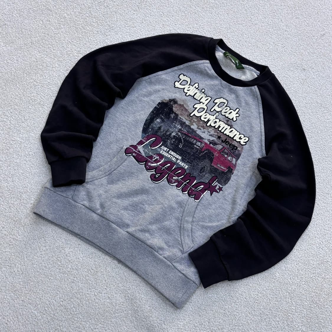 S 지프 자동차그래픽 맨투맨 티셔츠 0429E 상품이미지1