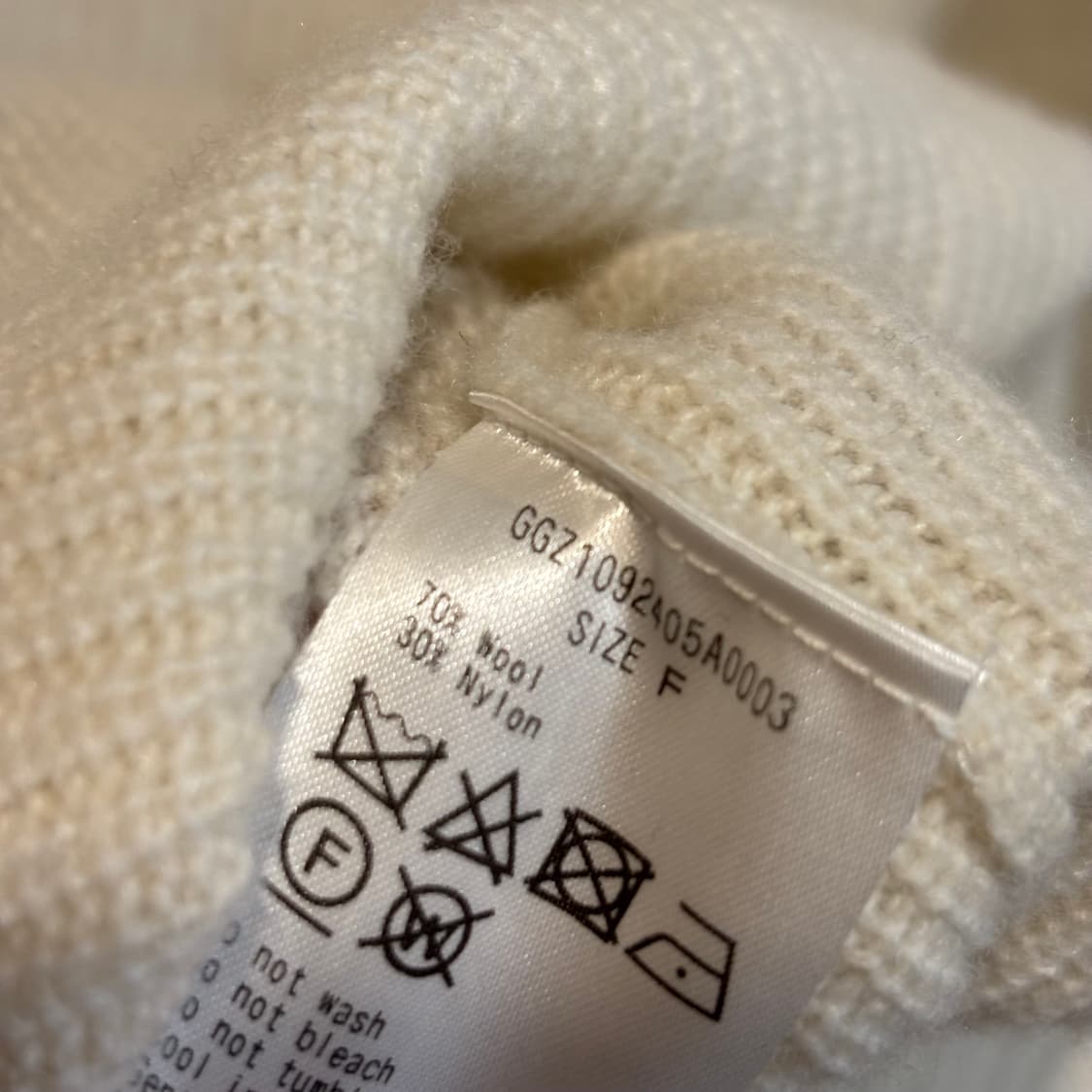 GALLARDAGALANTE 랩 리본 아이보리 니트 상품이미지9