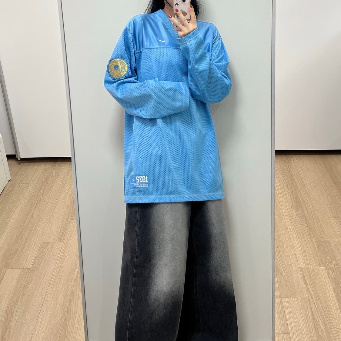 나이키 블록코어 스카이블루 럭비 져지 상품이미지1