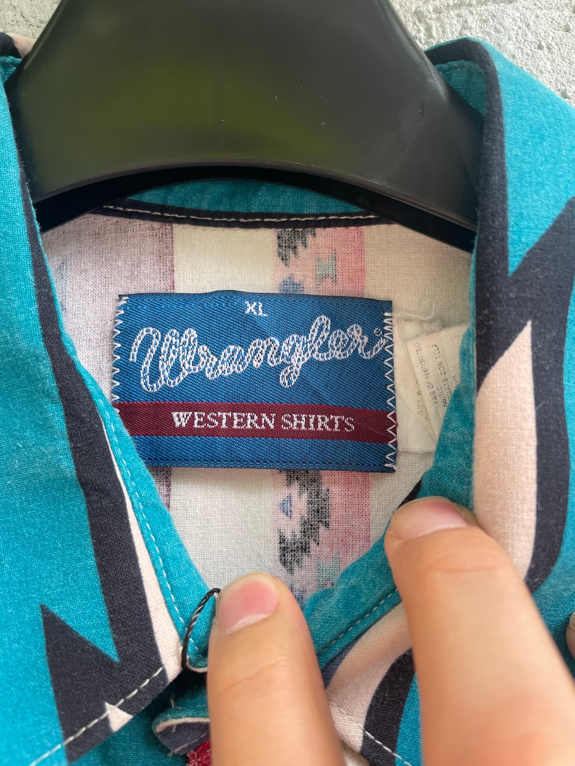 Wrangler vintage western shirt 상품이미지3