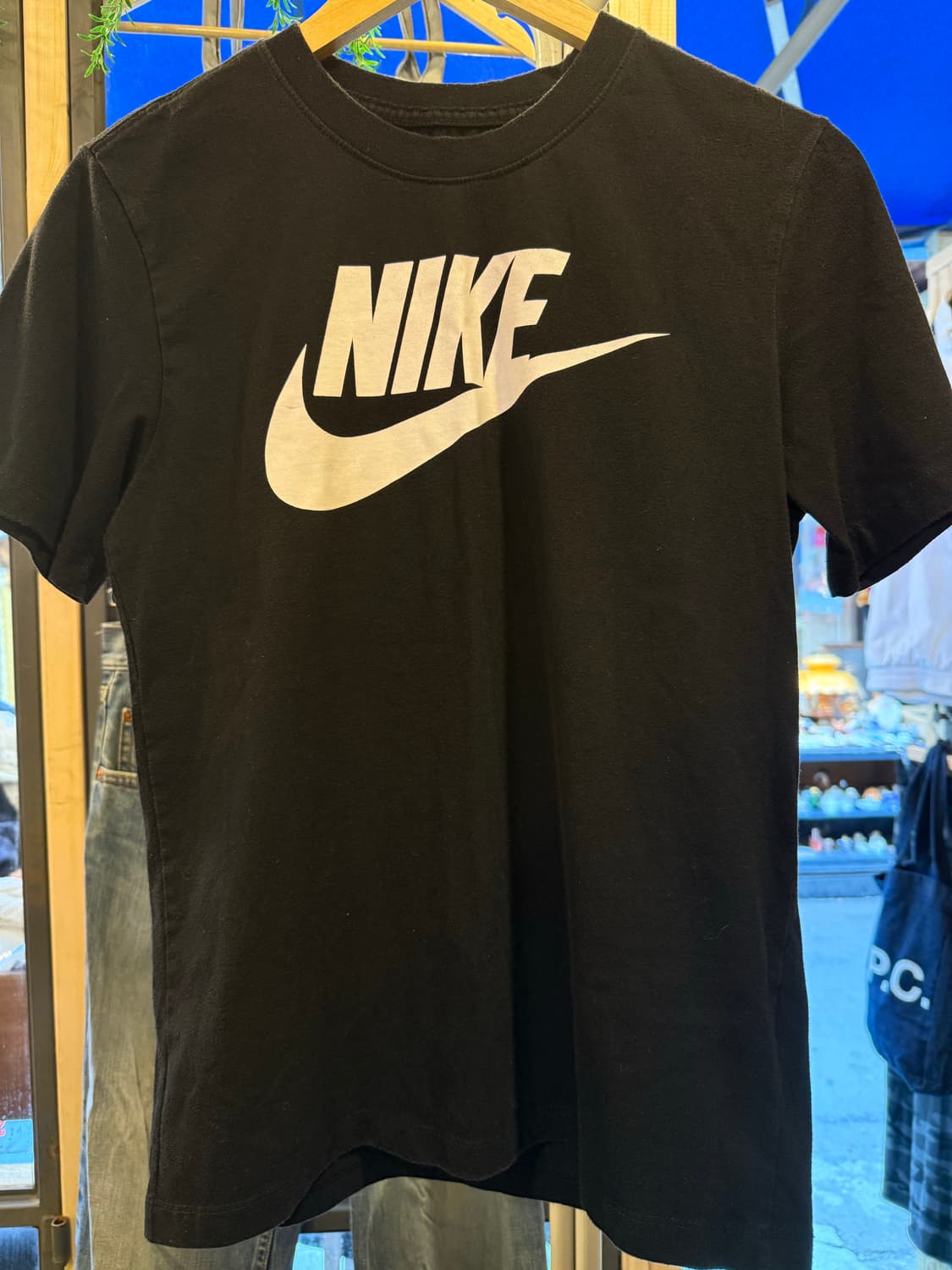 나이키 빅스우시 블랙 반팔 티셔츠 상품이미지1