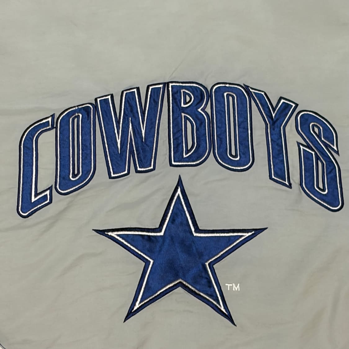 90s Made in Korea 생산 미국 빈티지 NFL 달라스 패딩점퍼 상품이미지3