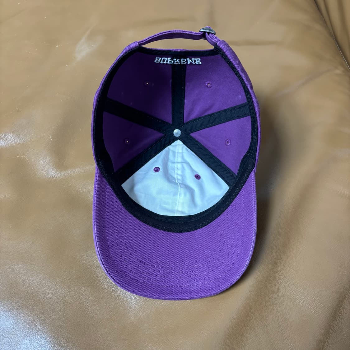 슈프림 6패널 볼캡 모자 21fw Est1994 워시드 퍼플 상품이미지6