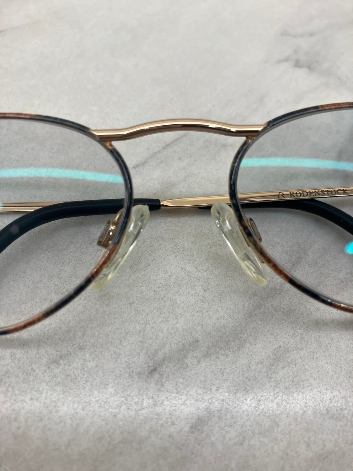 로덴스톡 RODENSTOCK 엔틱 레오파드 골드 캣아이쉐입 메탈테 안경 상품이미지10