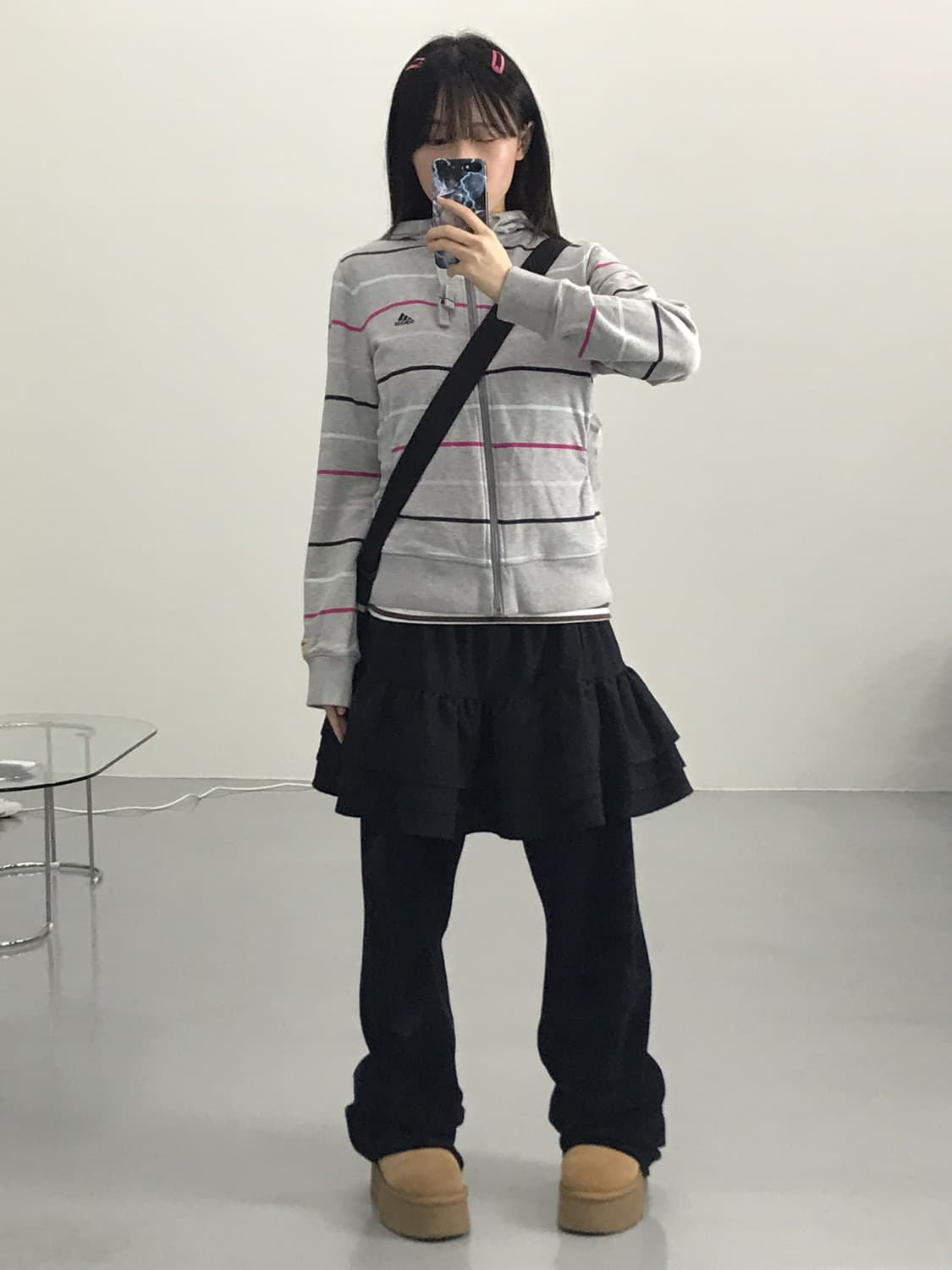 Adidas Striped Zip Up Hoodies 상품이미지1