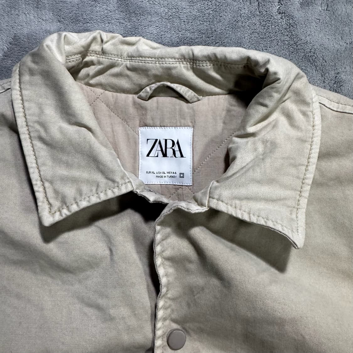 자라 베이지 봄버자켓 상품이미지4