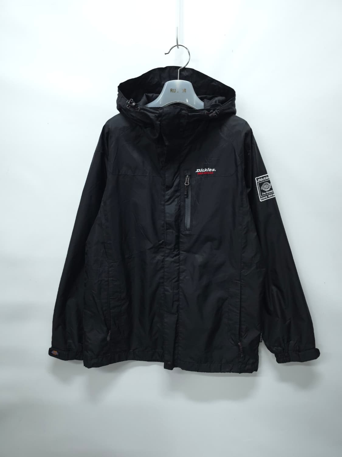 [디키즈] 블랙 후드 바람막이 점퍼 (95 사이즈) 상품이미지1