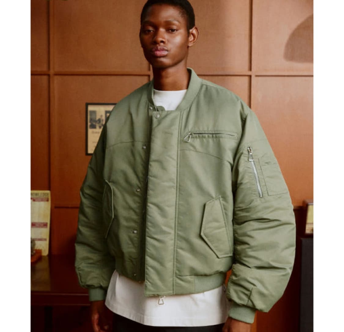 디써티원 패디드 봄버자켓 2사이즈 상품이미지1