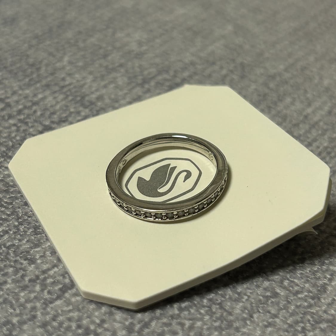 Swarovski Matrix Ring (white) 상품이미지4