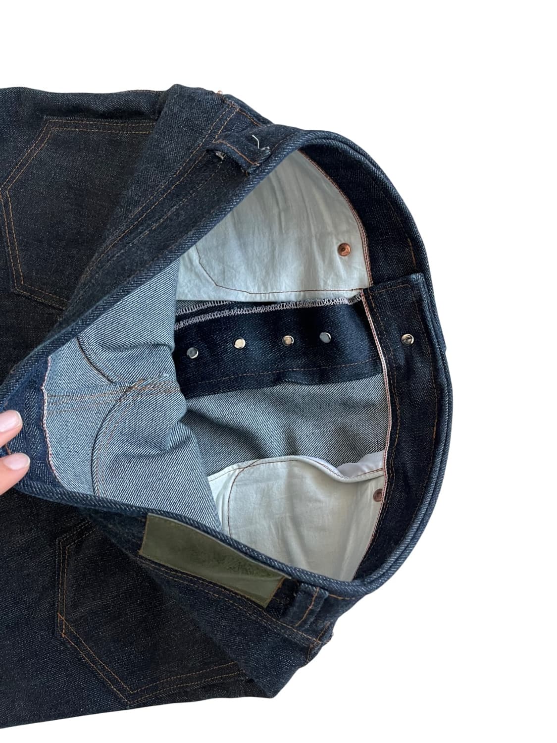 13 oz wide leg selvedge denim 상품이미지6