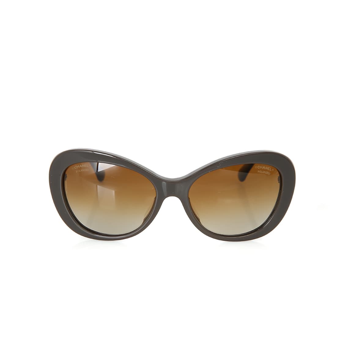 샤넬 캣아이 선글라스 카키 클리어 선글 5264 보증서 상품이미지1