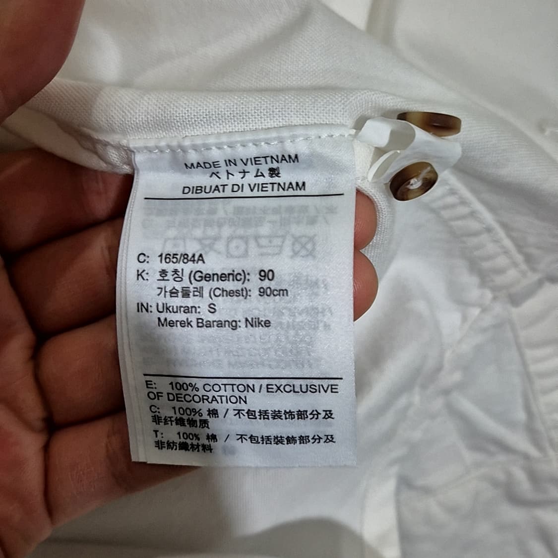 Nike 나이키 솔로 스우시 화이트 셔츠 상품이미지6