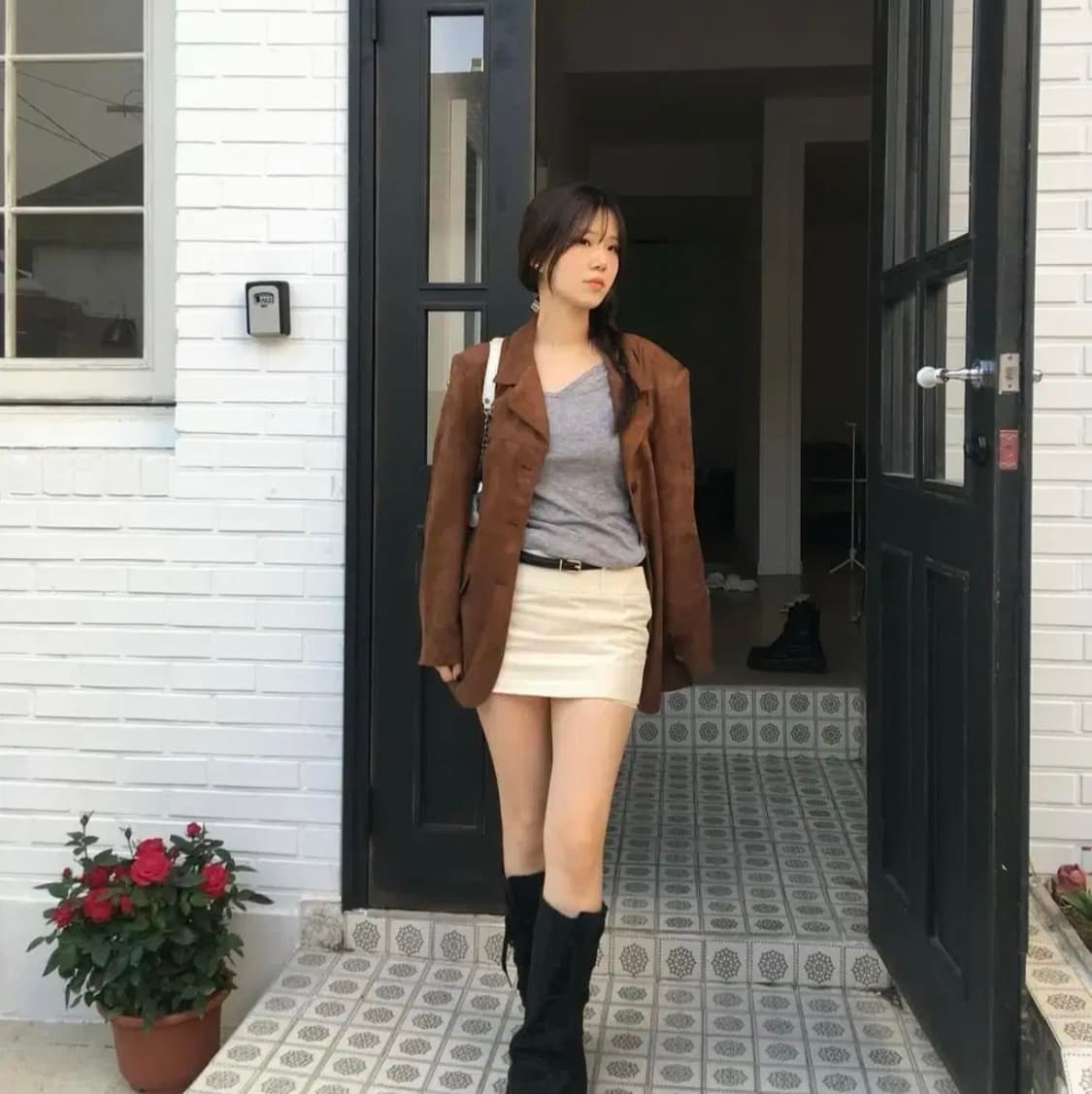 ourcabinet coco skirt pants S 상품이미지3