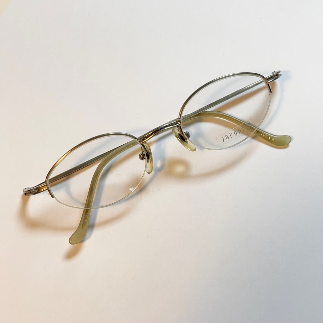 JAPONISM 일본의 하우스브랜드 자포니즘 사의 빈티지 반무테 안경 상품이미지1