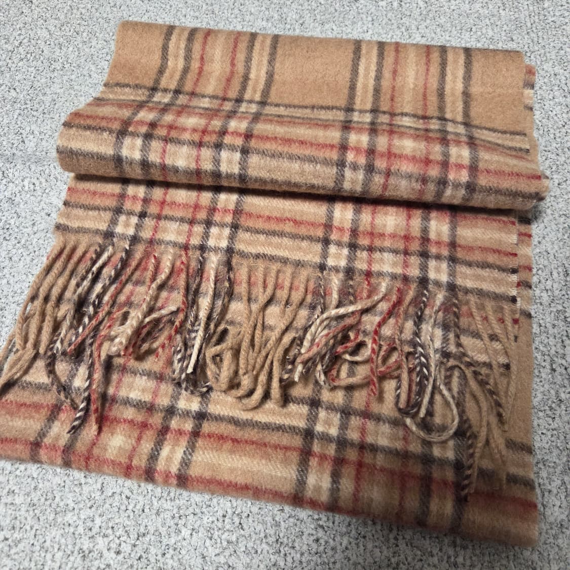 Japanese vintage 체크 목도리 머플러 상품이미지2