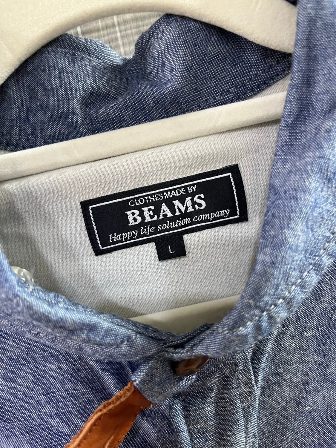 빔즈 데님 블루 셔츠 상품이미지2