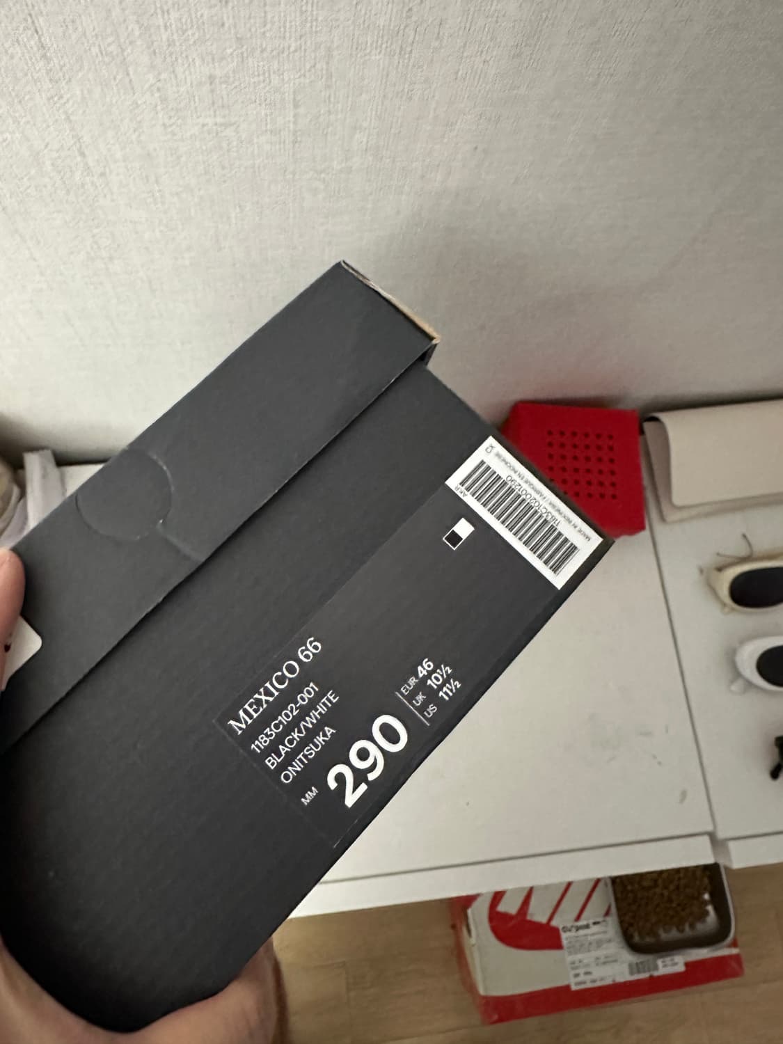 오니츠카타이거 멕시코 66 블랙/화이트 290 새상품 상품이미지2