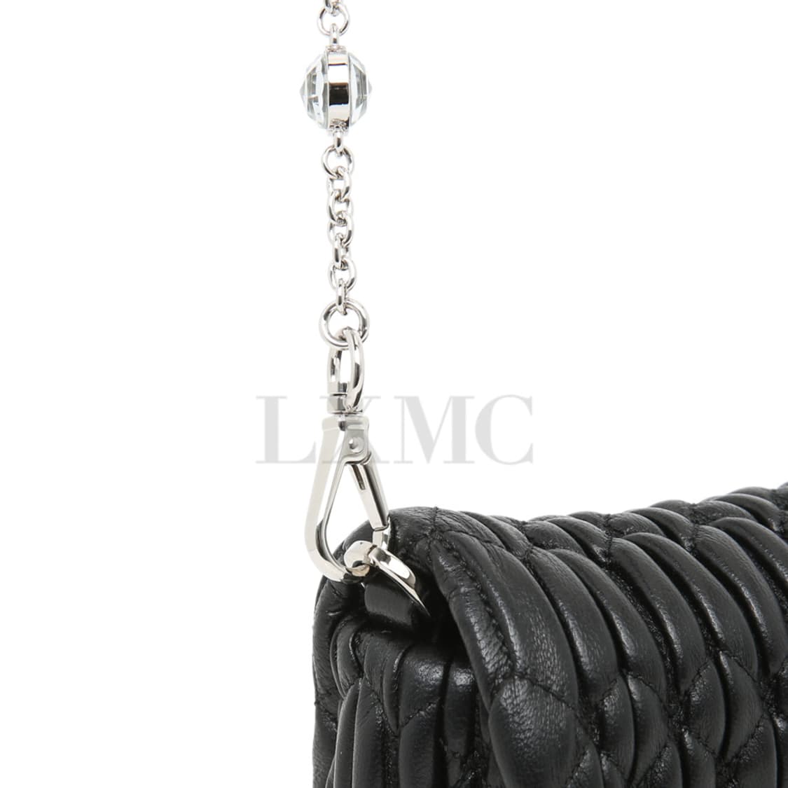 미우미우 나파 크리스탈 체인 크로스백 블랙 미니백 5BP079 상품이미지6