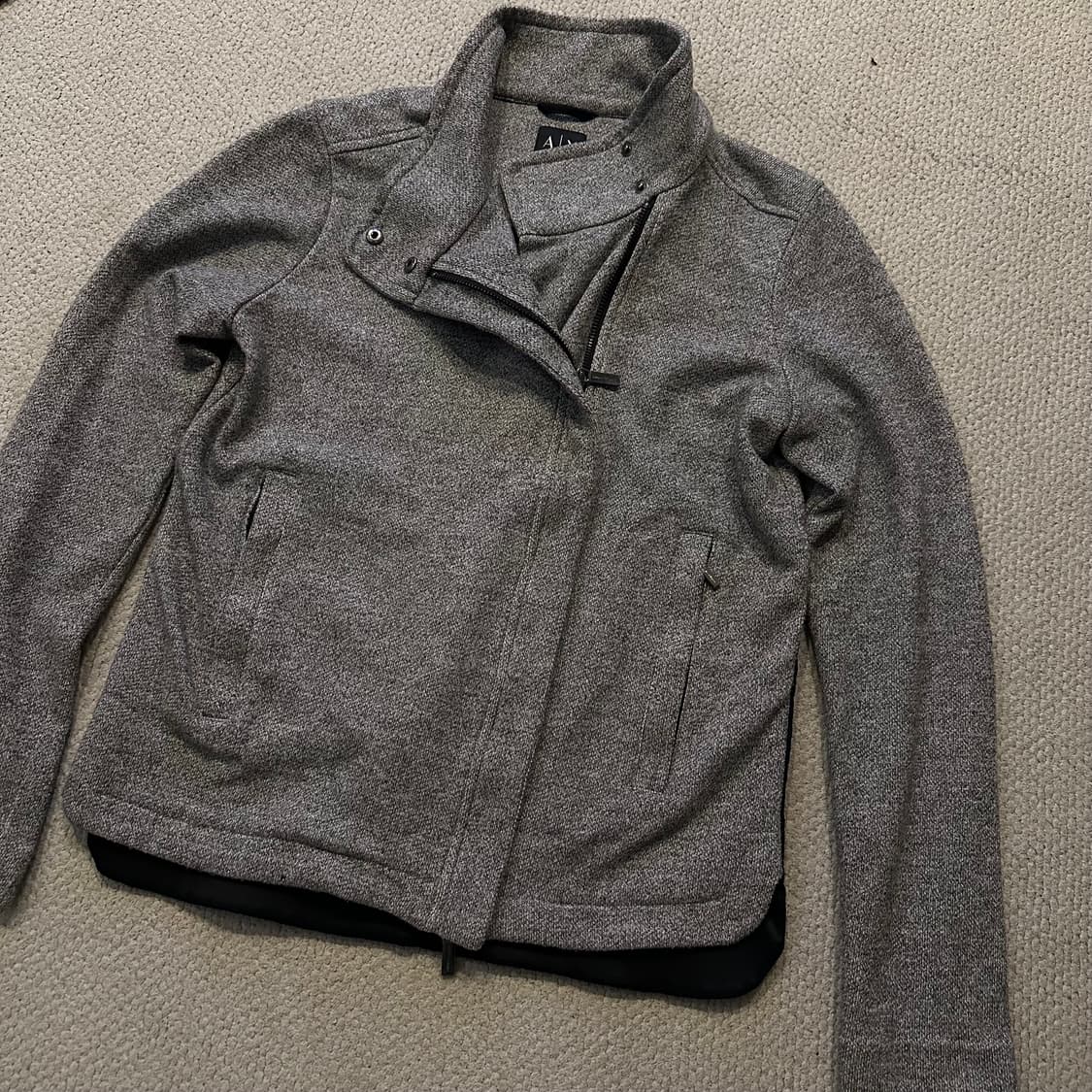 아르마니 익스체인지(A|X) 라이더 디테일 니트 집업 상품이미지2