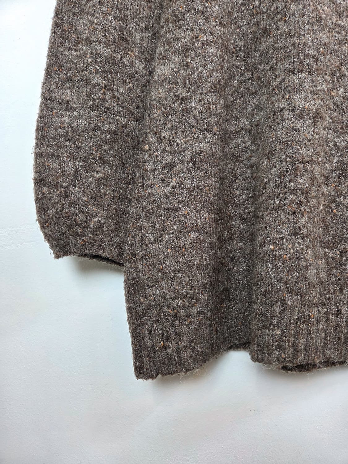 earth music 초코 보카시 니트 원피스 상품이미지3