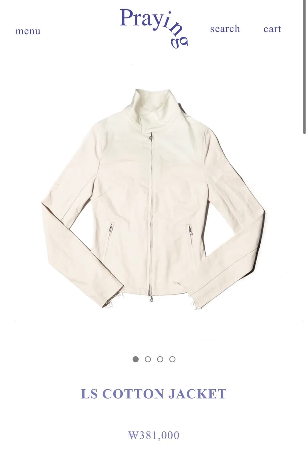 Praying LS COTTON JACKET 상품이미지4