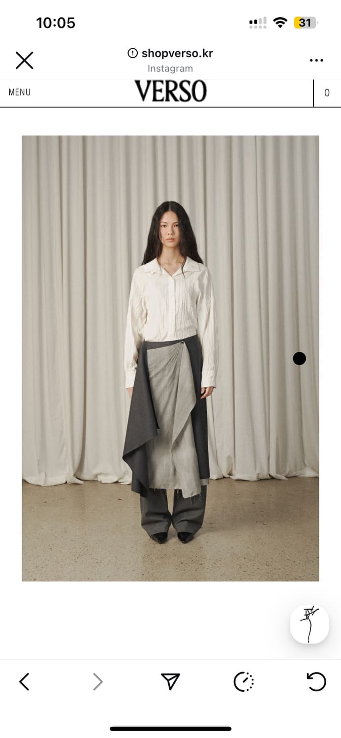 Verso 스커트 BICOLOR WRAP SKIRT 상품이미지1