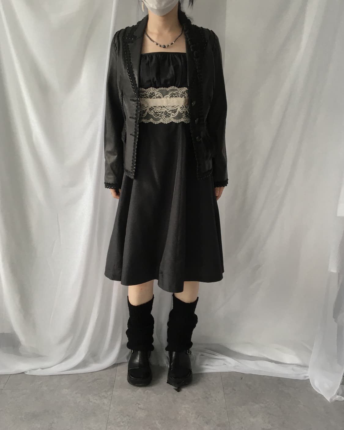 Stud point leather jacket 상품이미지8
