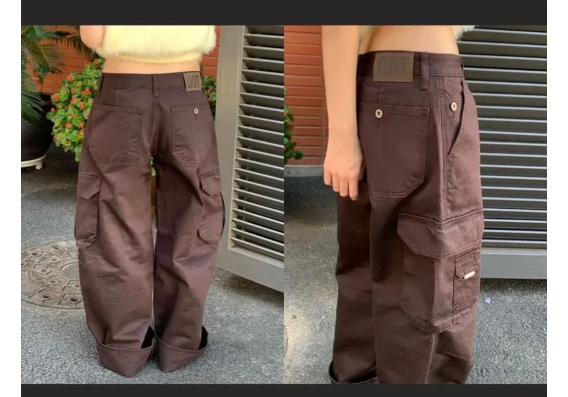 Oot 로우라이즈 카고 바지 상품이미지2