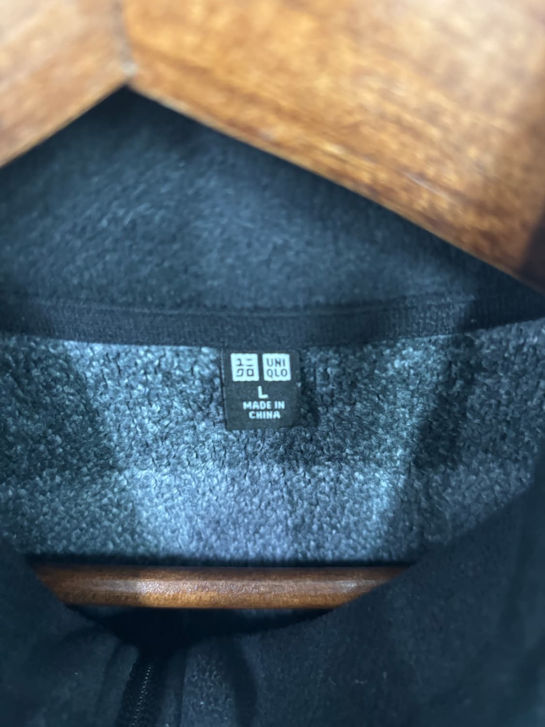 유니클로 체크 후리스 상품이미지2