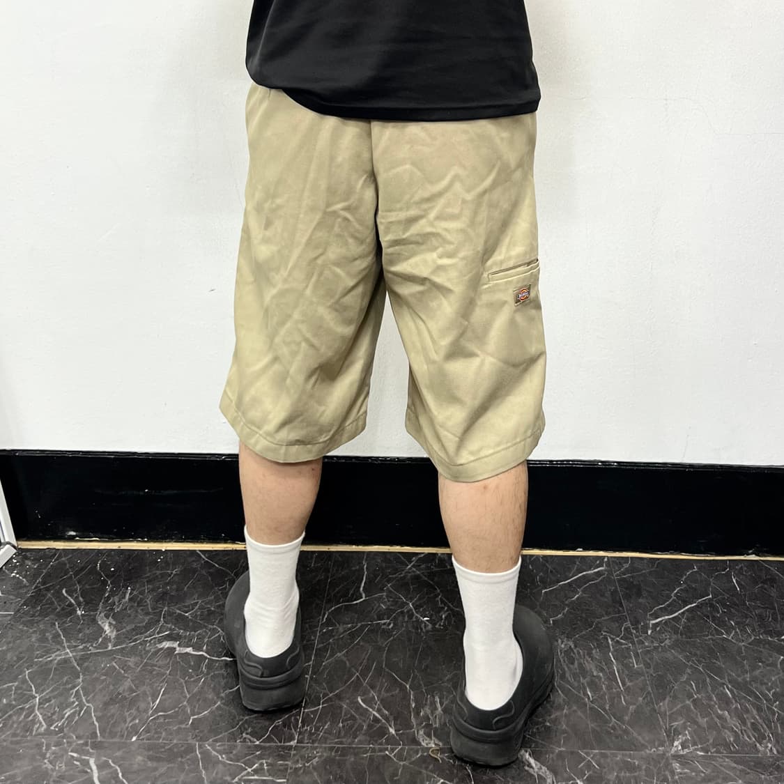 디키즈 베이지 와이드 버뮤다 하프팬츠 상품이미지3