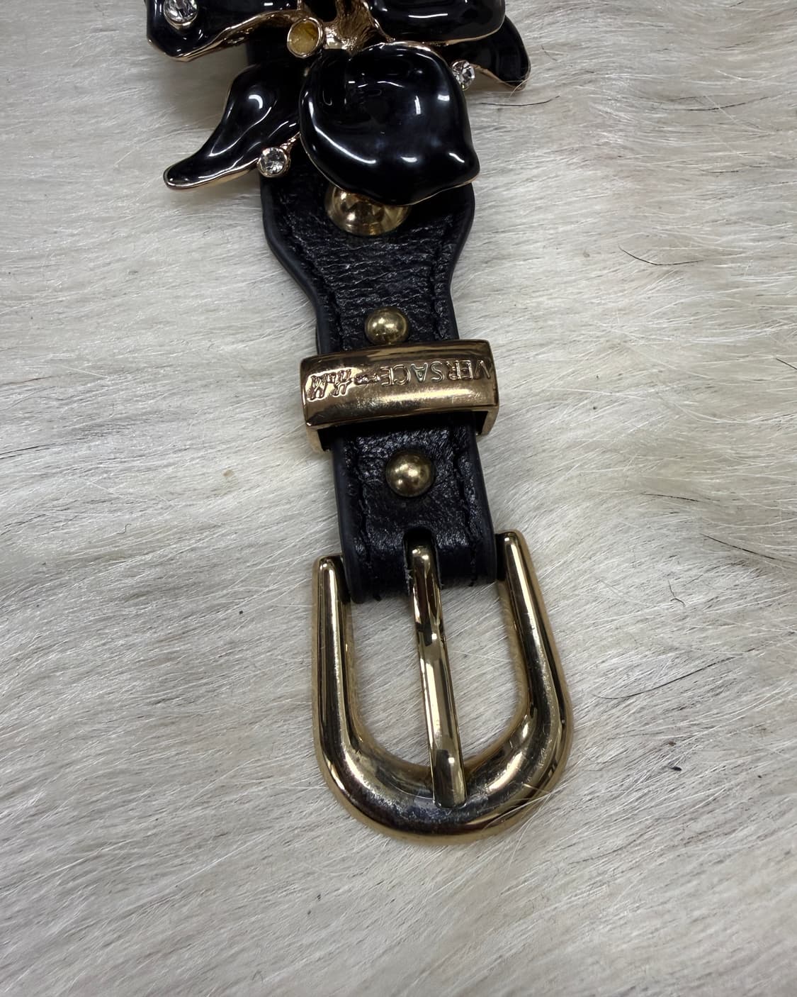 Versace for H&M 레더 플라워 브레이슬릿 상품이미지3