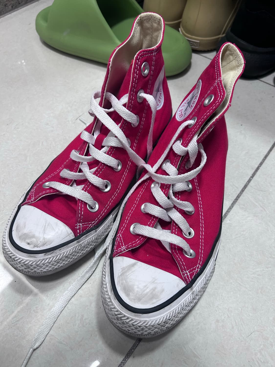 컨버스 척테일러 올스타 클래식 레드 하이 상품이미지3