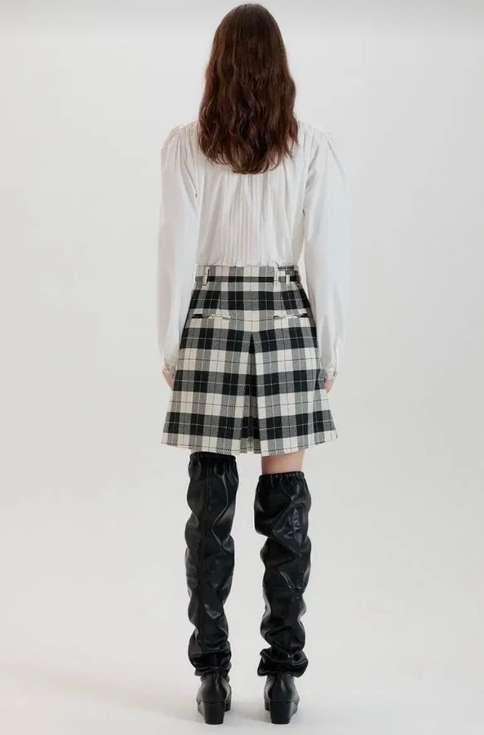 EENK 잉크 트루디 체크 패턴 스커트 (새상품) 상품이미지2