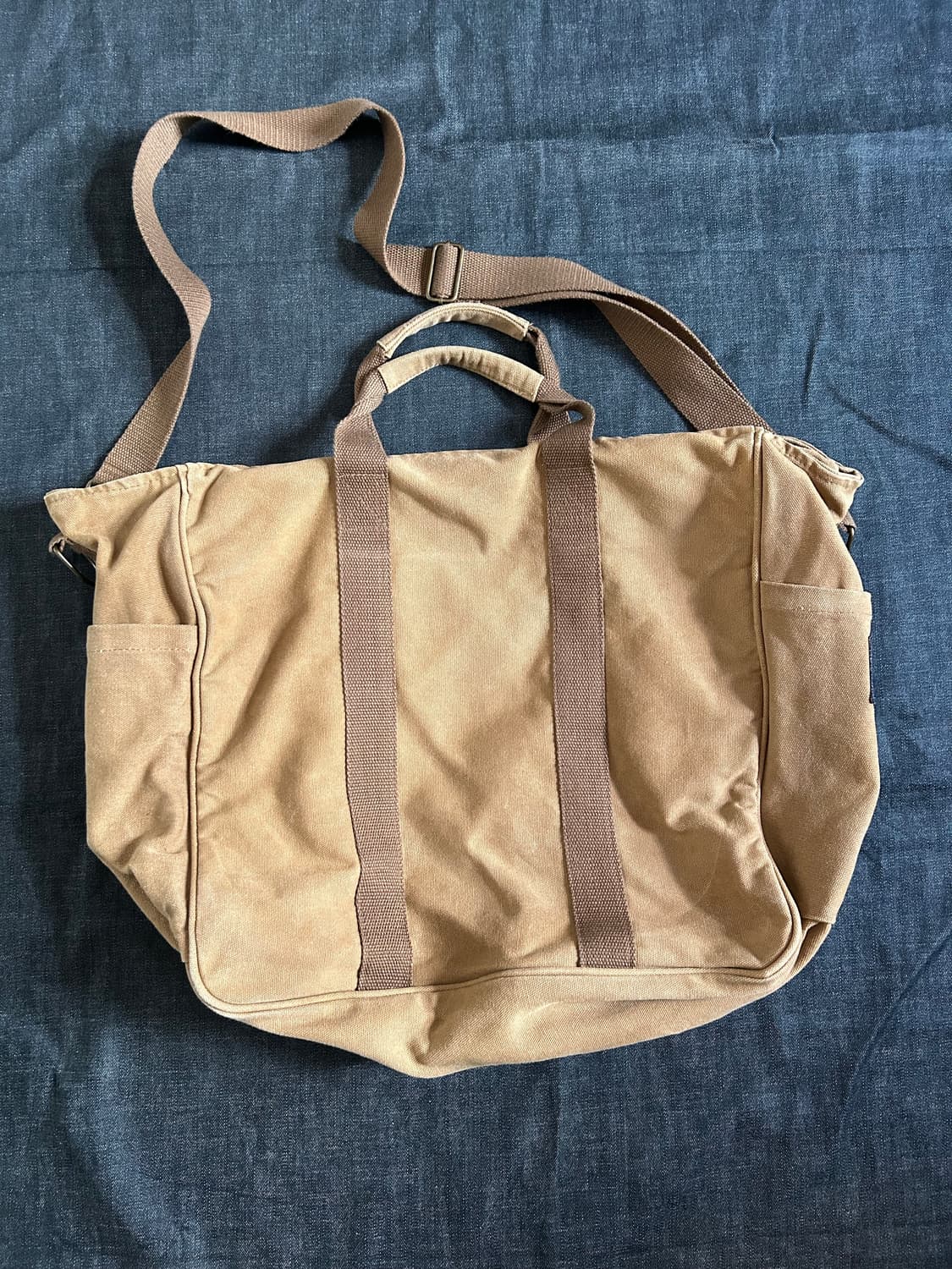 디젤 y2k 밀리터리 캔버스 투웨이 메신저백 상품이미지9