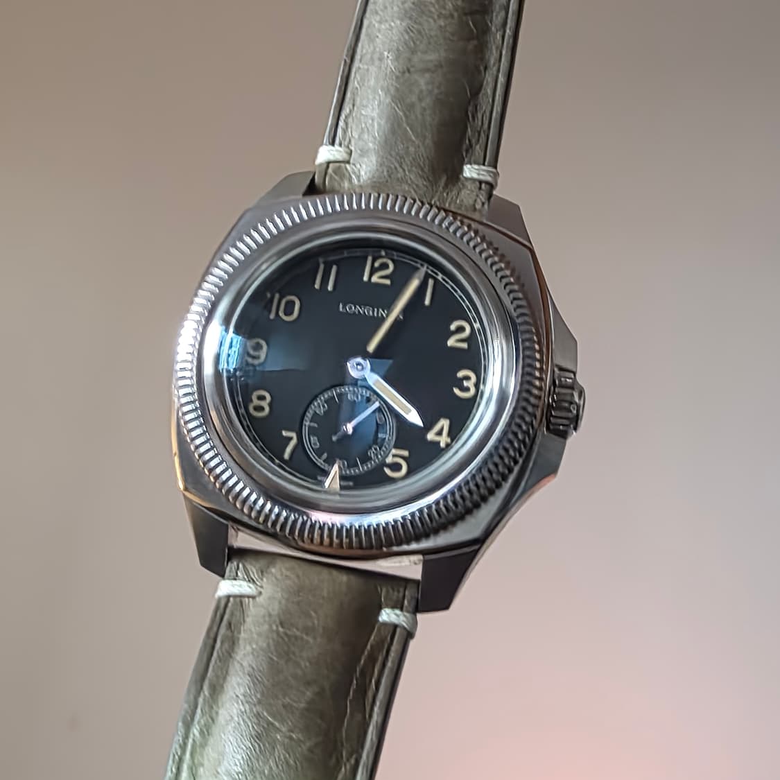Longine 론진 마제텍 아메카지 빈티지 복각 파일럿 워치 상품이미지7