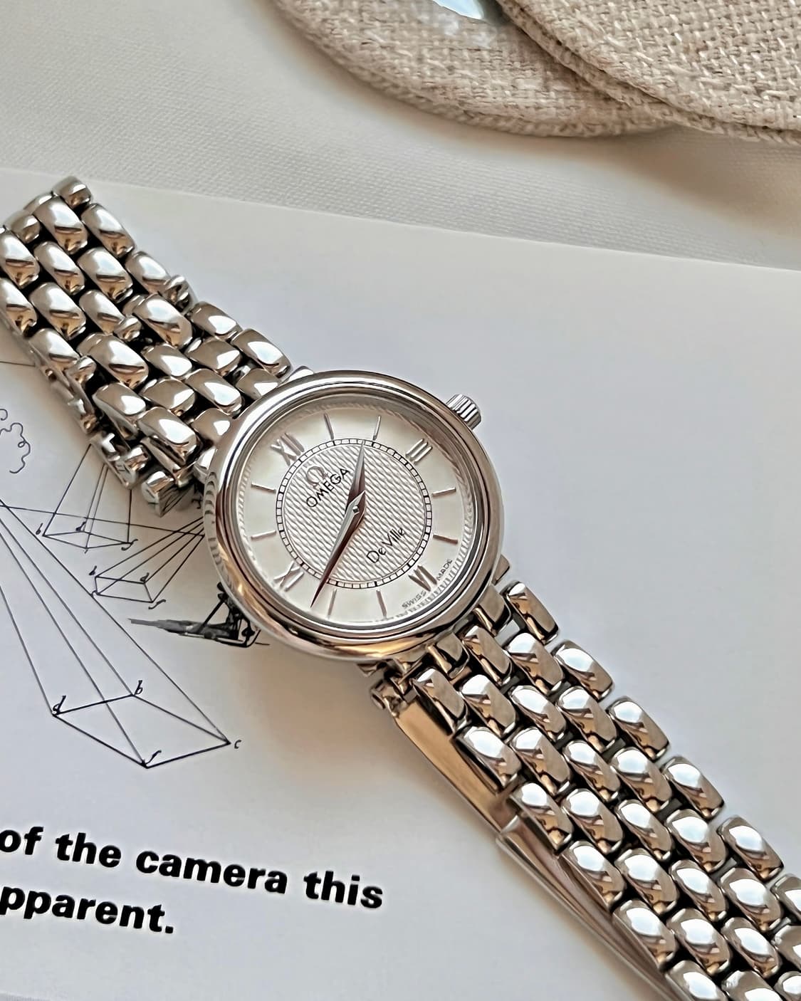 오메가 드빌 프레스티지 여성 시계 / 정품감정 . 케어 상품이미지2