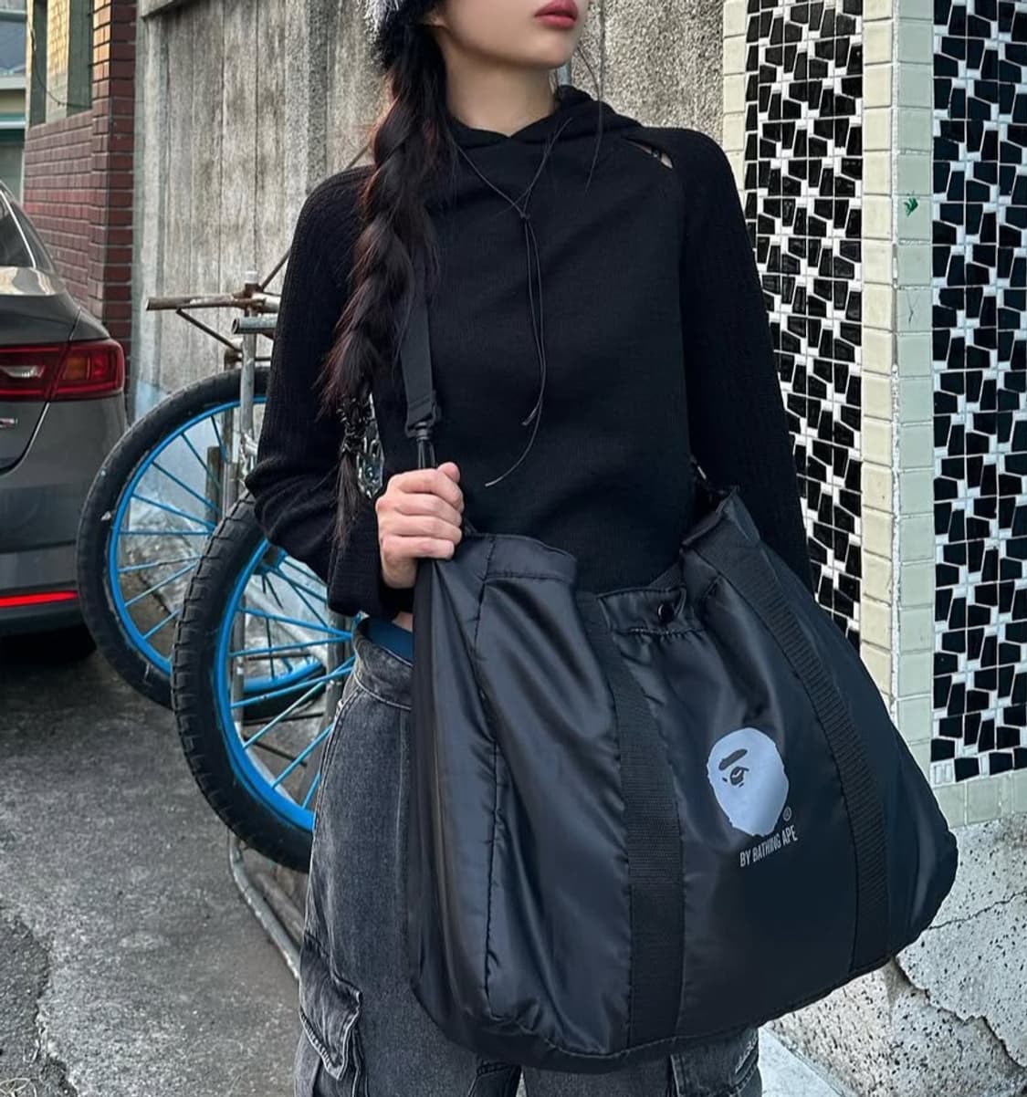 베이프 가방 대용량 숄더백 크로스백 새상품 정품 상품이미지2