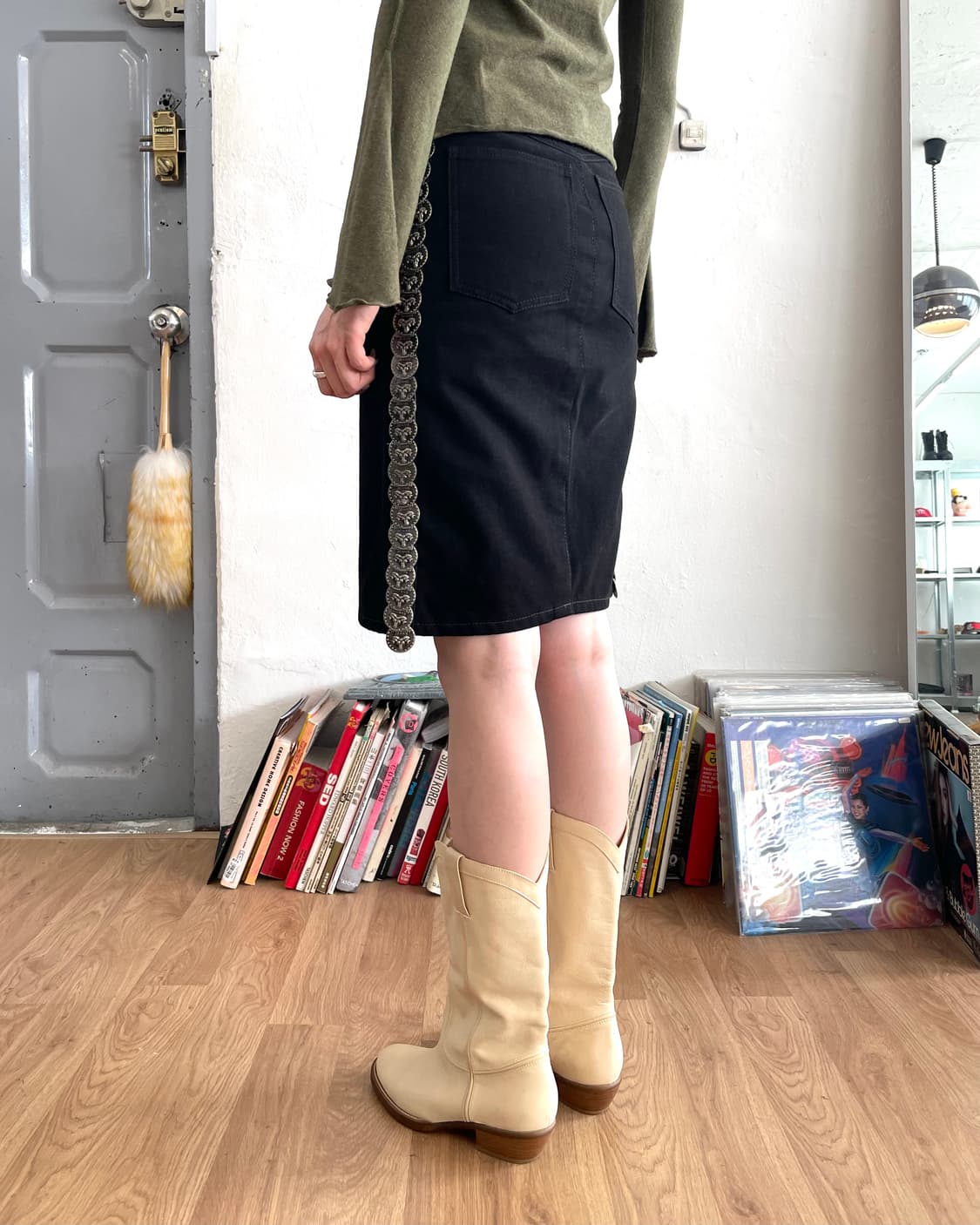 02FW 모스키노 진스 스커트 상품이미지2