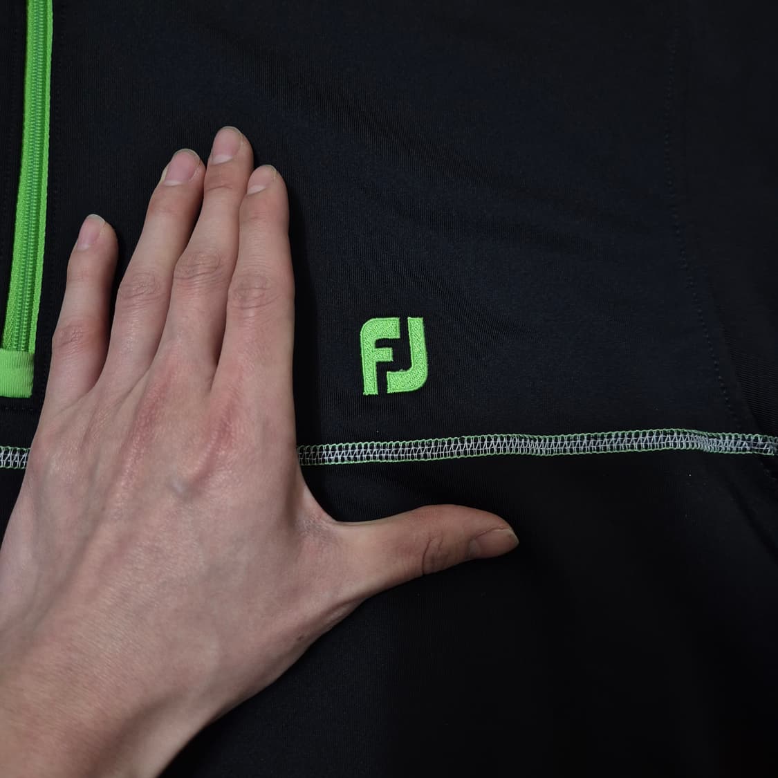 풋조이 FJ 골프웨어 반집업 트랙탑 져지 L(100) 상품이미지5