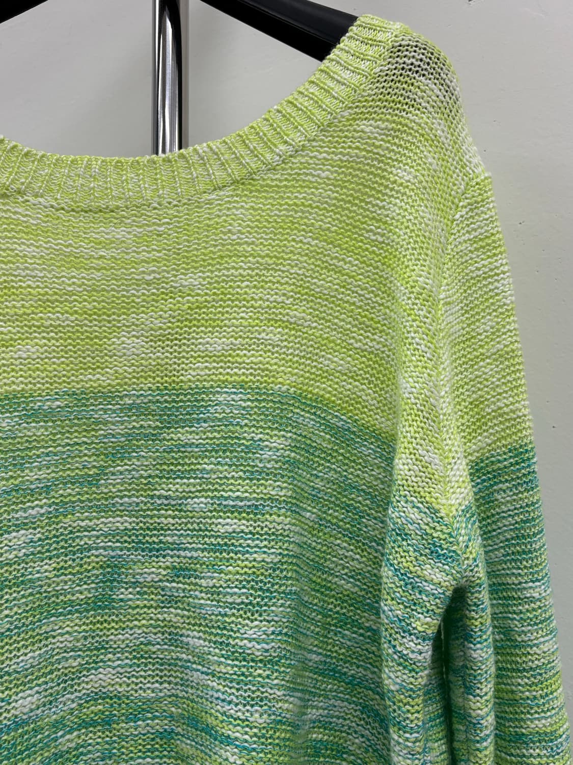 빈티지 네온 그린 니트 상품이미지7