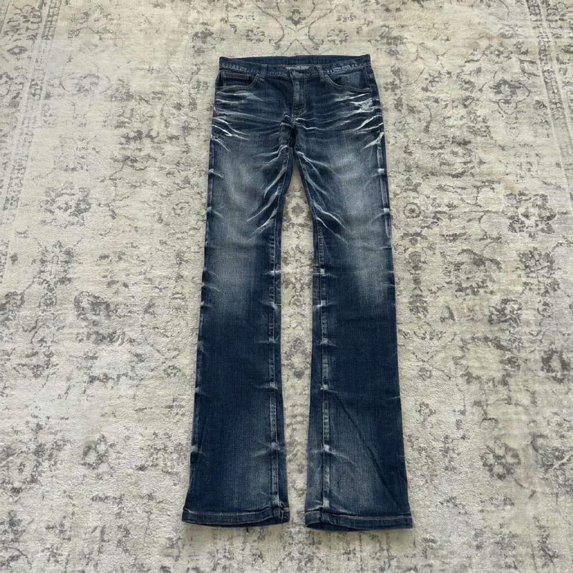 토네이도마트 00s Whisker washed denim pants 상품이미지1