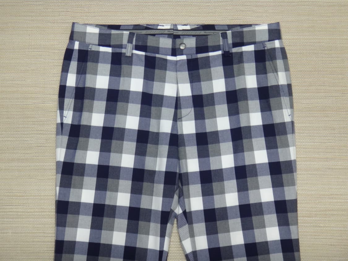 (35인치) MUNSINGWEAR 먼싱웨어 체크 골프팬츠 상품이미지4
